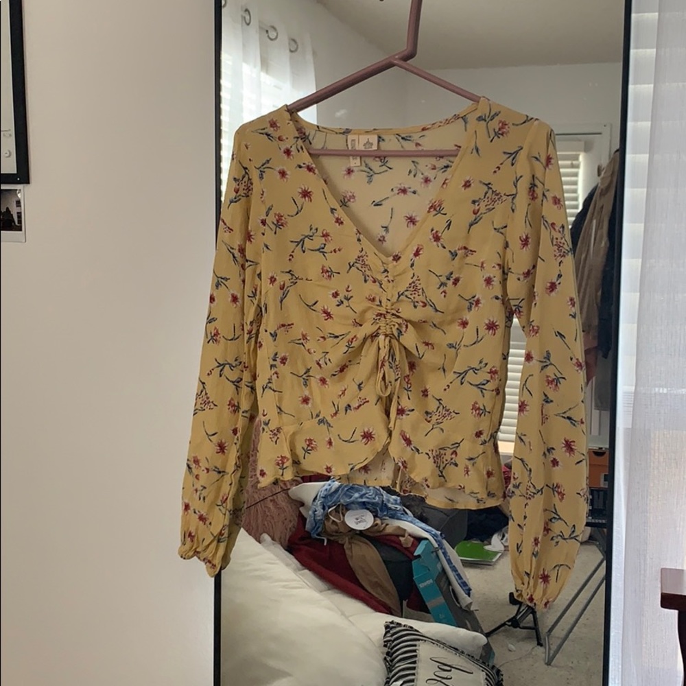 Hollister Drawstring Blouse
